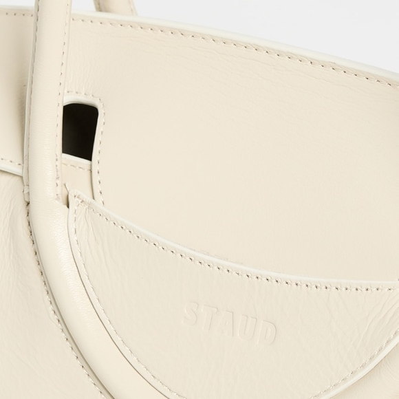 STAUD Maude Shoulder Bag In Cream - Picture 5 of 15